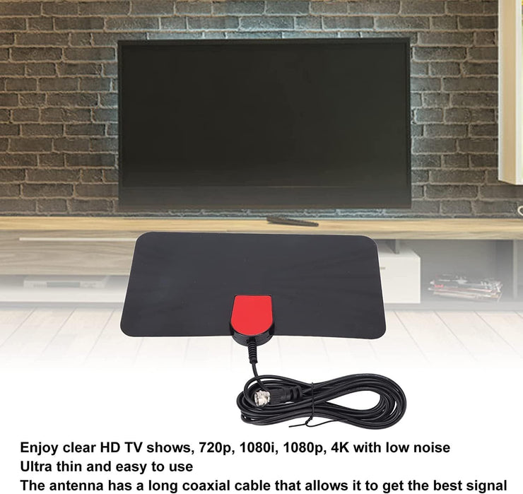 Digital Indoor TV ANTENNA 1080P 4K HDTV Antenna,99Miles 160km Receiving Range UHF 470 862MHz