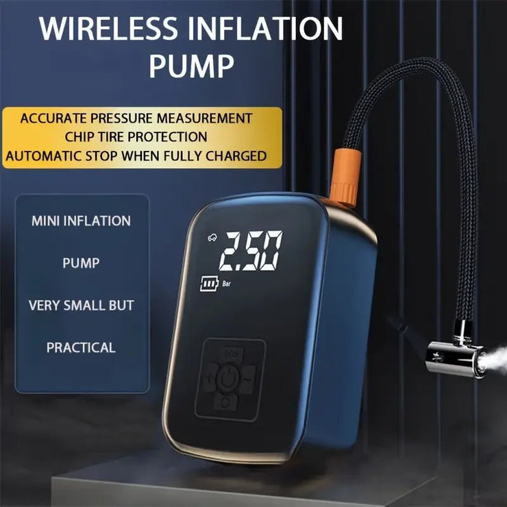 1pc Wireless Car Air Compressor Air Pump Electric Tire Inflator Pump for Motorcycle Bicycle Boat AUTO Tyre Balls Inflatable - NR SMARTHUB