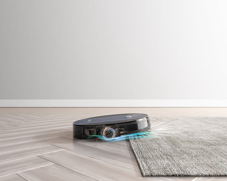 Geek Smart Robot Vacuum Cleaner G6 Plus, Ultra-Thin, 1800Pa Strong Suction, Automatic Self-Charging, Wi-Fi Connectivity, App Control, Custom Cleaning, Great For Hard Floors To Carpets.