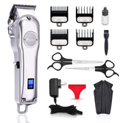 Men Hair Trimmer 3 in 1 IPX7 Waterproof Beard Trimmer Grooming Kit Cordless Hair Clipper for Women & Children LED Display USB Rechargeable Amazon Banned