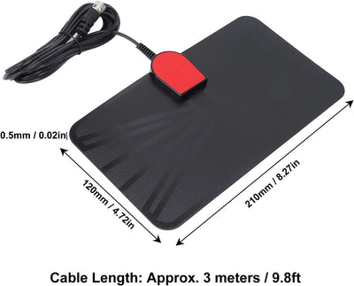 Digital Indoor TV ANTENNA 1080P 4K HDTV Antenna,99Miles 160km Receiving Range UHF 470 862MHz
