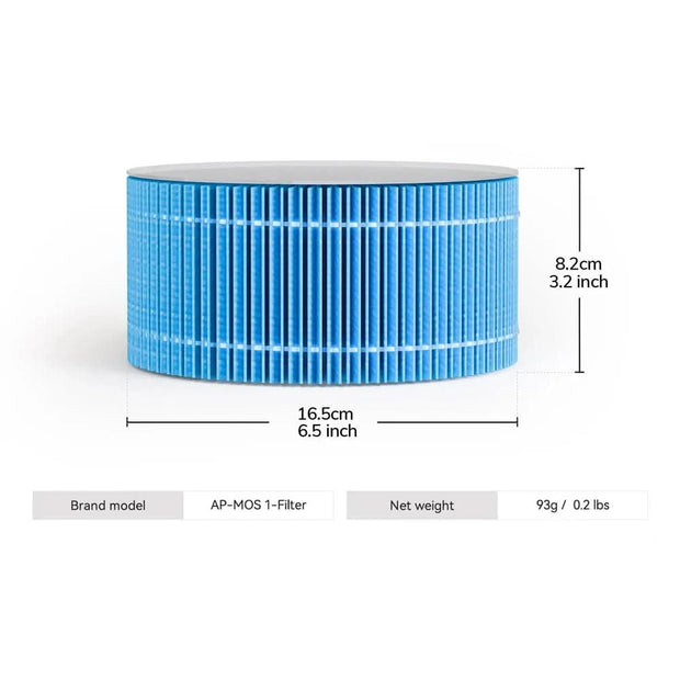 Air Purifier with Humidifier Combo for Home Allergies and Pets Hair, Smokers in Bedroom, H13 True HEPA Filter，2-in-1