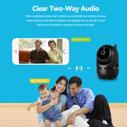 Wifi IP Camera YCC365 Plus Smart Home Auto Tracking 1620P Full Night Vision Network Wireless CCTV Video Baby Security Camera