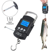 FLYSAND Mini Digital Scale 40kg X 10g for Fishing Luggage Travel Weighing Steelyard Hanging Electronic Hook Scale Fishing Tool