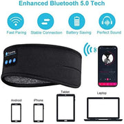 Bluetooth earphones sports sleeping headband elastic wireless headphones music eye mask headset