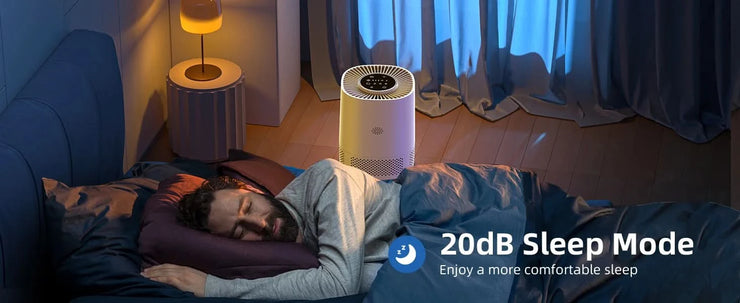 Air Purifiers for Bedroom, BHTNYOO-H13 HEPA Air Filter, PM2.5 Air Purifier Portable Indoor Odor Eliminators Purification System