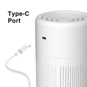 Air Purifier With Activated Carbon Home HEPA Filter Deodorizer Air Purifier Smoke Odor Negative Ion Generator Car Air Freshener