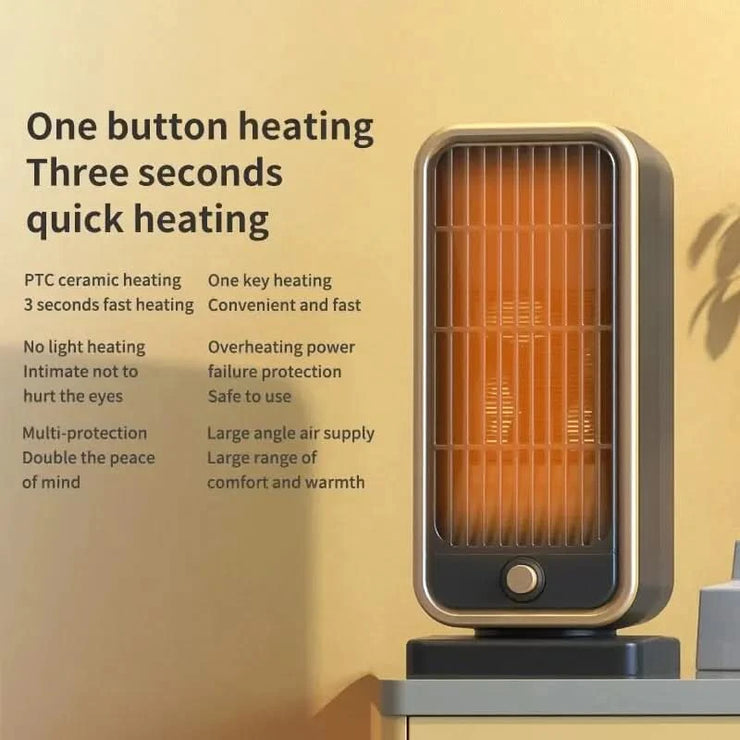 Electric Home Heater 500W/220V PTC Ceramic Electric Heaters for Room Sheet Portable House Heating Foot Hand Warmer