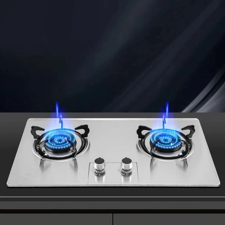 Cooktop Gas Stove 2 Burners Dual Stove 4.8KW Household Embedded LNG/LPG Stove Desktop Dual-Use Hob Gas Panel Gas Kitchen Cooker