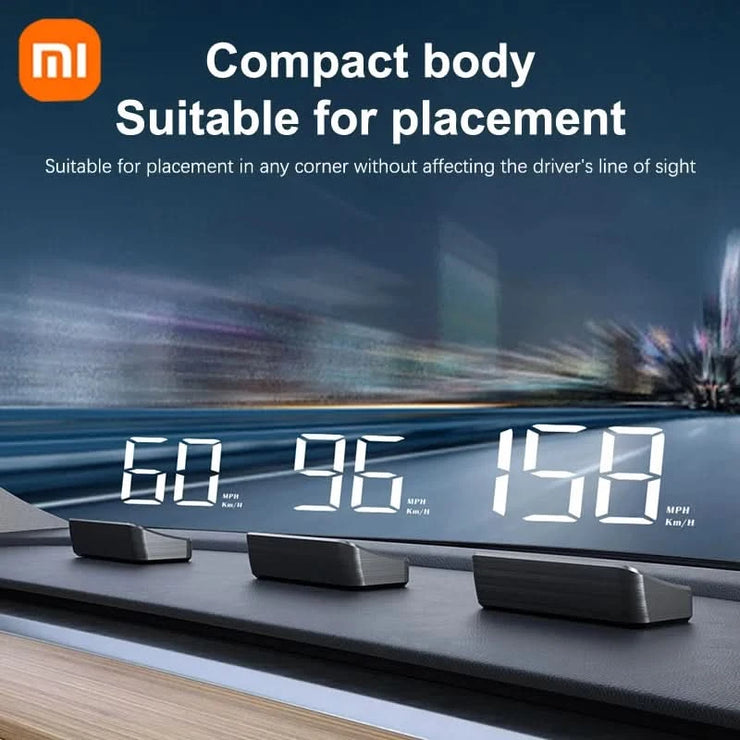 Xiaomi Car Speedometer HUD Head Up Display Digital Speed Meter Windshield Projector Vehicles Truck Auto Electronics Accessories