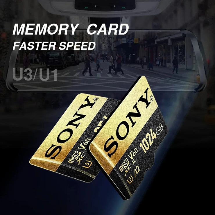 SONY Micro SD TF Card Mini 1TB Memory Card Class 128GB 256GB High Speed Cartao De Memoria Flash Memory TF Mecard C10 For Xiao Mi