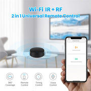 Tuya Smart RF IR Remote Control WiFi Smart Home Infrared Controller for Air Conditioner ALL TV LG TV Support Alexa Google Home