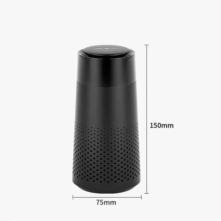 Air Purifier Devices for Car with Usb Colorful Night Light Touch Screen Multi-layer filter Odor Removal Negative Ions Generator