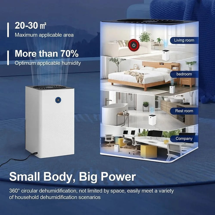 Dehumidifier For Home Air Dehumidifier 110V-220V Mini Bathroom Air Dryer Moisture Absorber Indoor Moisture Proof Home Office