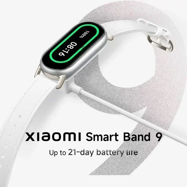 [World Premiere]Global Version Xiaomi Smart Band 9 150+ Sports Modes Sleep Monitoring 1.62" AMOLED Display 21-day Battery Life