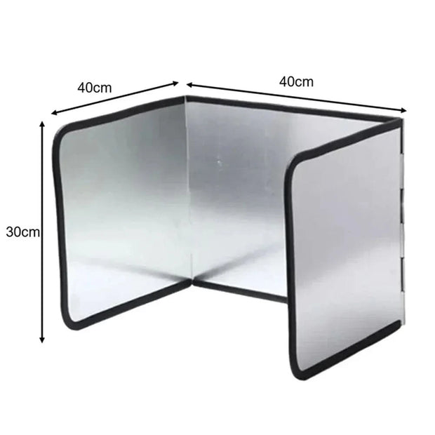 Kitchen Sink Splashback Galvanized Board Splash Guard Gas Cooker Grease Board Protective Shield on Stovetop Kitchen Accessories