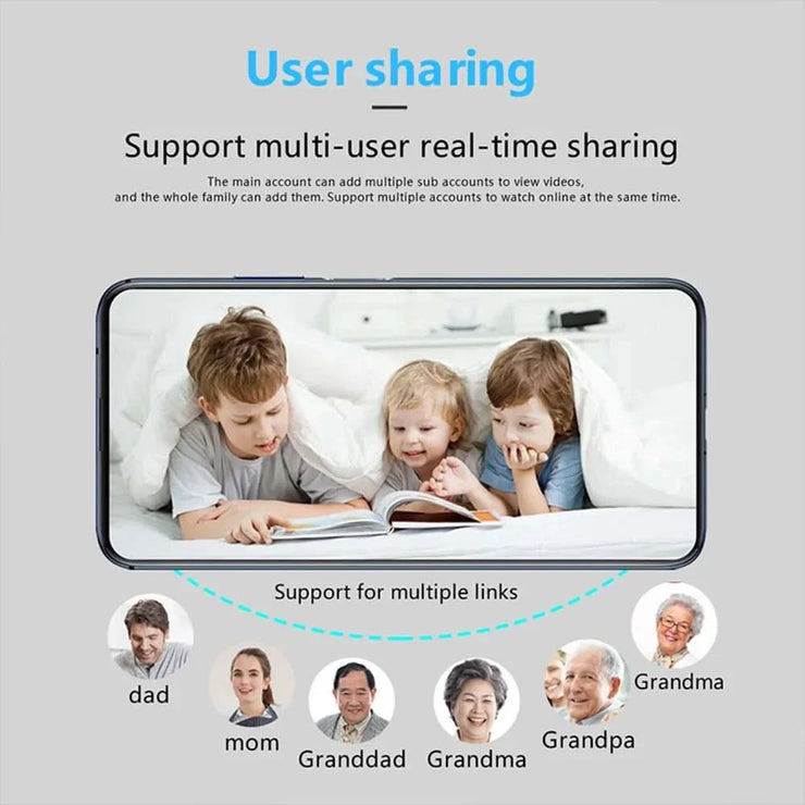 1080P HD Mini Camera Wifi IP Smart Home Indoor Night Vision AI Human Camcorder Audio Video Wireless Security Surveillance Camera