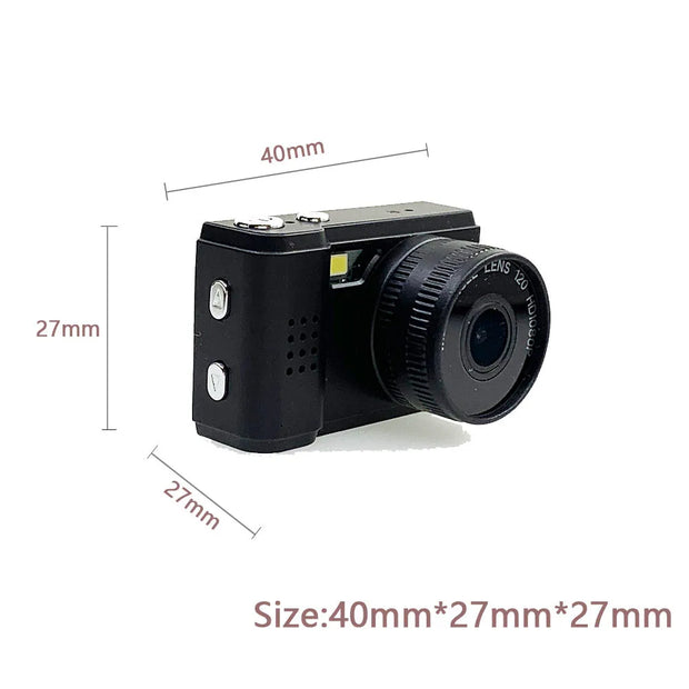 JOZUZE MD30 Mini Camera With Screen CMOS Indoor Home Outdoor 1080p Sports Portable Vintage Very Small Mini Camera Video Recorder