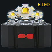 5 LED Headlamp Rechargeable with Built in 18650 Battery Strong Light Headlight Camping Adventure Fishing Head Light Flashlight