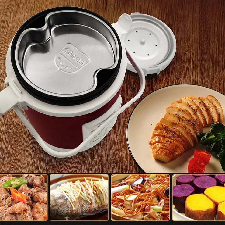 Rice Cooker Used in 12v 24v Car Multicooker Enough For Two to Three Persons