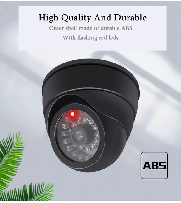 Creative Simulated Wireless Dummy Camera Fake Dome Camera Flashing LED Deter Thief Home Office Surveillance Security System