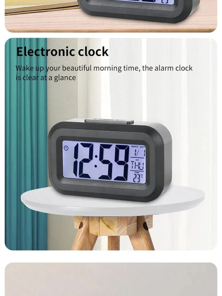Mini Timer Smart Clock Children Alarm Clock Student Time Manager Desktop Silent Bedside Electronic Small Alarm Clock