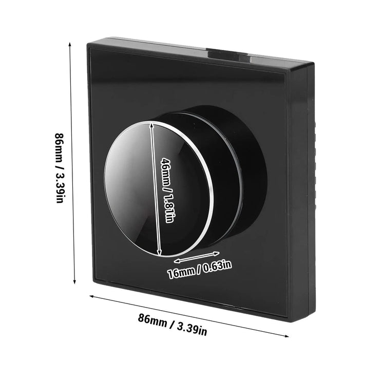 Smart Knob Thermostat Accurate 1.32in Screen 95~240VAC Intuitive Water Heating Digital Thermostat Temp Controller for Home