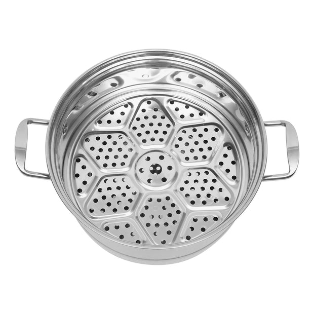 5 Tier Stainless Steel Steamer Cookware Steam Pot Food Cooker Pot +Lid  for Induction and Gas Cooker Kitcken