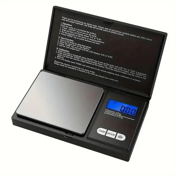 Jewelry Scales for Gold Sterling Silver Digital Scale Gram Electronic Scales 100g/200g/300g/500g x 0.01g/0.1g Mini Pocket