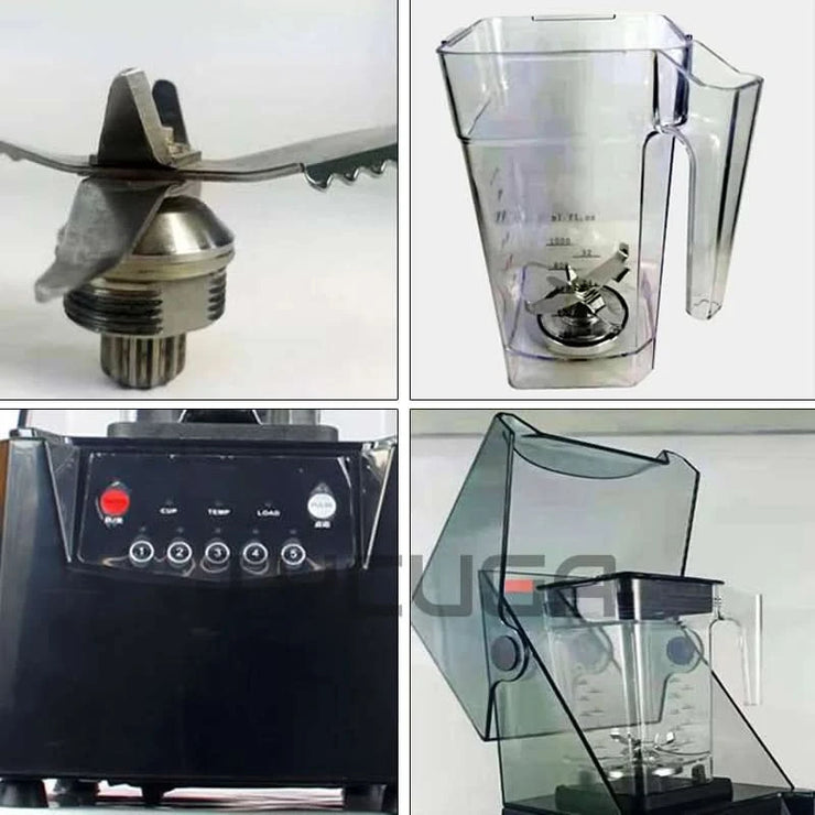 110/220V Electric Blender Mixer Commercial Blender Fruit Food Ice Crusher Processor Smoothies Juicer Maker Crusher Grain Grinder