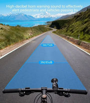 TWOOC Bicycle Electronic Horn Loud Warning Sound CR2032 Battery 120dB IPX4 Waterproof Suitable for Road and Mountain Bike