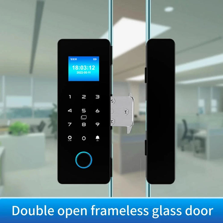Smart Door Lock For Wooden Sliding Glass Door HAHALock App Biometric Fingerprint Lock Bluetooth IC Card Electronic Digital Lock