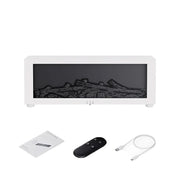 Air Humidifier Essential Oils Aroma Diffuser Creative Flame Humidifier Home Ultrasonic Cool Mist Realistic Fireplace Night Light