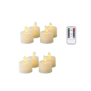 4 or 6 Flameless Moving Wick Candles With Remote Control Realistic Christmas Church Wedding Fake Electronic Candle LED Wedding