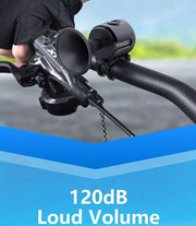 TWOOC Bicycle Electronic Horn Loud Warning Sound CR2032 Battery 120dB IPX4 Waterproof Suitable for Road and Mountain Bike