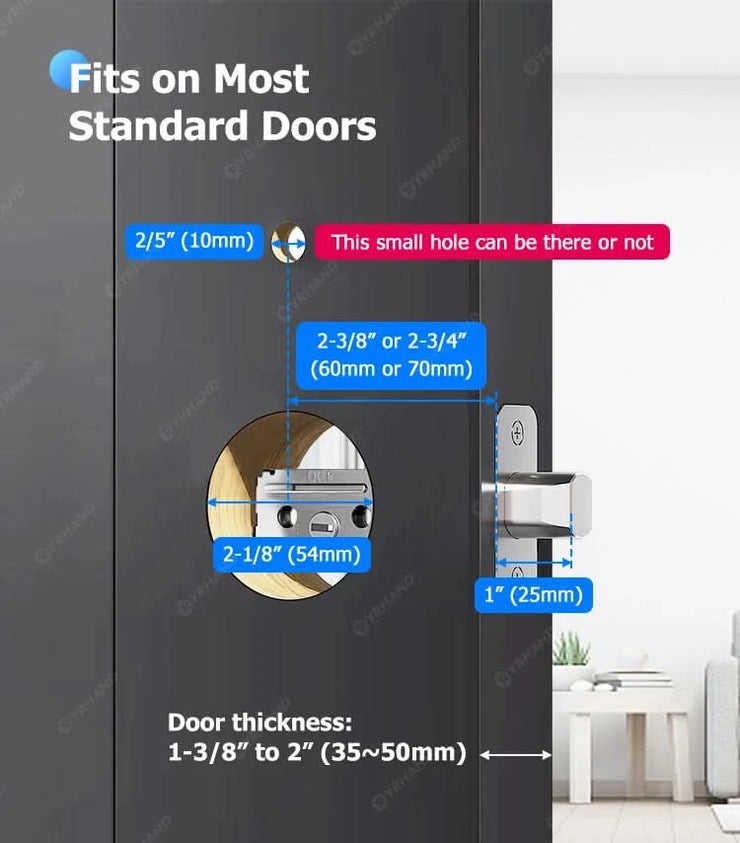 Smart Deadbolt Locks for Smart Home Alexa WiFi TTlock App Biometric Fingerprint keyless Entry Keypad door lock with Gateway