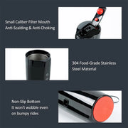 12V Car Heating Cup Rapid Heating and Smart Temperature Display Portable Car Heated Smart Mug 400ML Capacity Water Warmer Bottle