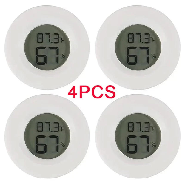 4PCS LCD Digital Thermometer Hygrometer Indoor Room Electronic Temperature Humidity Meter Sensor Gauge Weather Station Home ﻿
