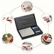 Jewelry Scales for Gold Sterling Silver Digital Scale Gram Electronic Scales 100g/200g/300g/500g x 0.01g/0.1g Mini Pocket