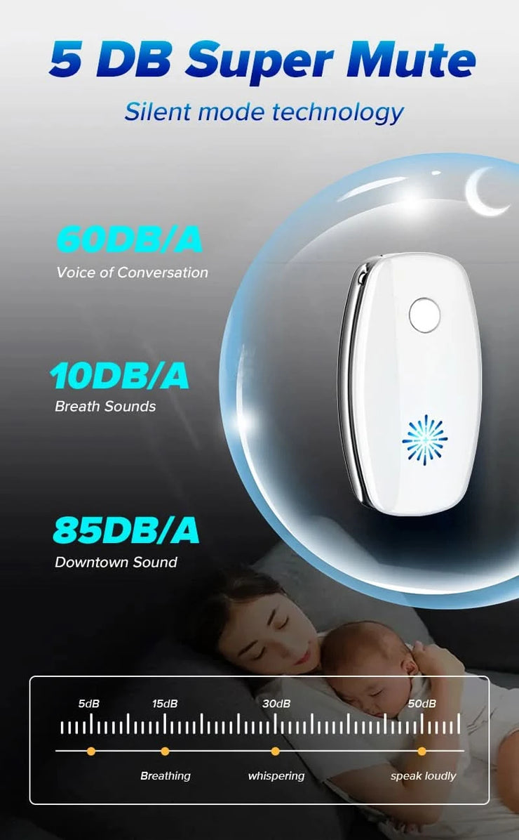 New Necklace Type Air Purifier Mini Portable Air Cleaner Eliminate Smog Formaldehyde USB Rechargeable Negative Lon Generator