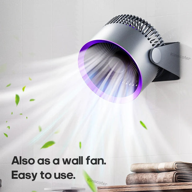 KINSCOTER Multifunctional Electric Fan Circulator Wireless Portable Home Quiet Ventilator Desktop Wall Ceiling Fan Air Cooler