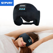 Bluetooth Eye Mask with Headphones for Sleeping Soft Cotton Blindfold Wireless Sleep Mask with Speaker Microphone Adjustable