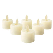 4 or 6 Flameless Moving Wick Candles With Remote Control Realistic Christmas Church Wedding Fake Electronic Candle LED Wedding
