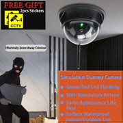 Creative Simulated Wireless Dummy Camera Fake Dome Camera Flashing LED Deter Thief Home Office Surveillance Security System