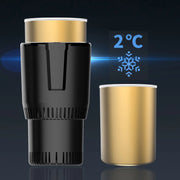 Car Cooling Cup Car Cup Cooler 12V Smart Car Cup Mug Holder with Work Indicator for Coffee Beverage Milk Bottled Mineral Water