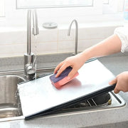 Kitchen Sink Splashback Galvanized Board Splash Guard Gas Cooker Grease Board Protective Shield on Stovetop Kitchen Accessories