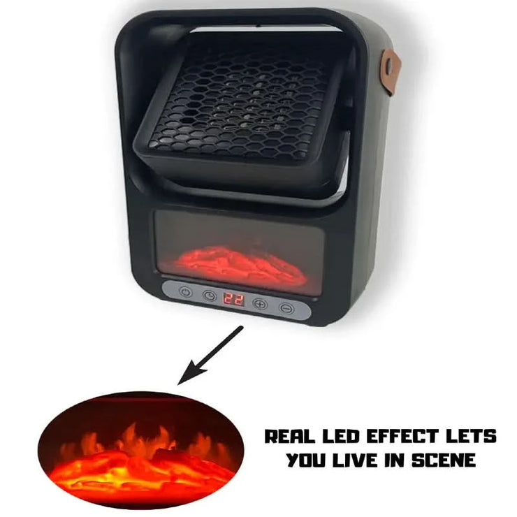 800W Space Heater with Thermostat Electric Heater Portable Heater Desktop Warm Air Blower Mini Portable Heater for Indoor Use