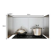 Kitchen Sink Splashback Galvanized Board Splash Guard Gas Cooker Grease Board Protective Shield on Stovetop Kitchen Accessories