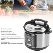 Electric Pressure Cooker 5L Large Capacity Smart Instant Multi Cooker for Rice Soup Porridge Smart Electric Pressure Cooker