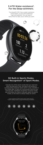 [New Version] Amazfit GTR 2 New Version Smartwatch Alexa Built-in Ultra-long Battery Life Smart Watch For Android IOS Phone